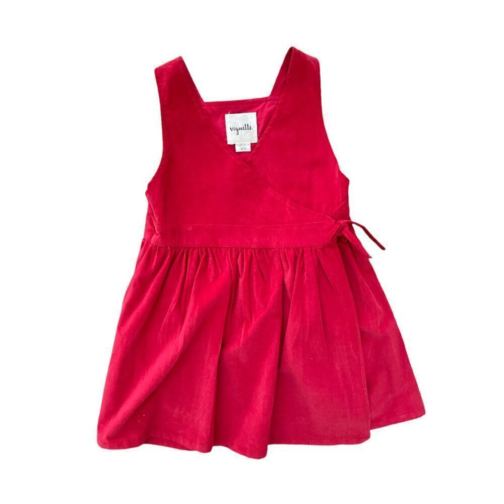 Vignette Red Danielle Corduroy Dress 5